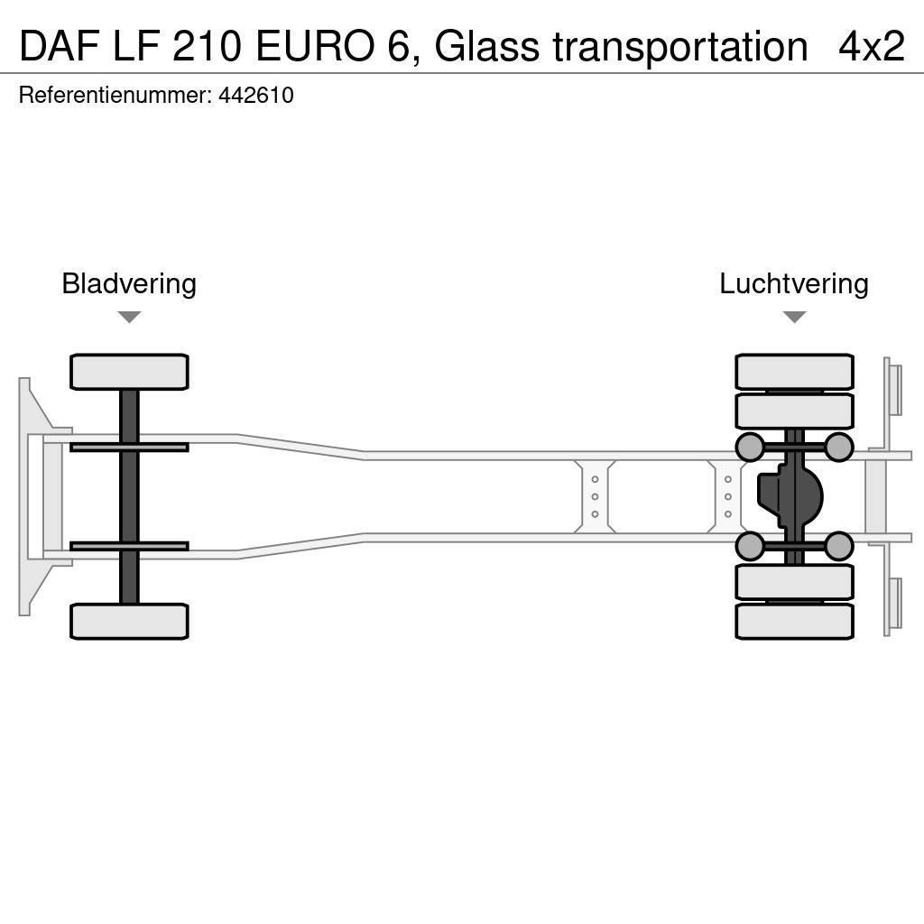 DAF LF 210 EURO 6, Glass transportation Autocamioane