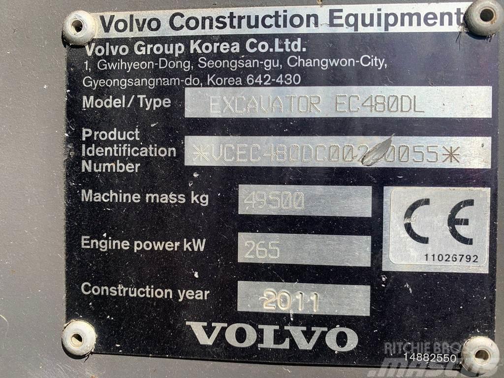 Volvo EC480DL Excavator pe Senile Excavatoare speciale