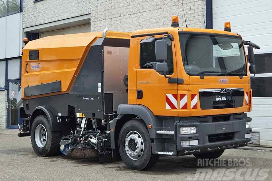 MAN TGM 18.240 BB Road Sweeper Truck (3 units) Maturatoare