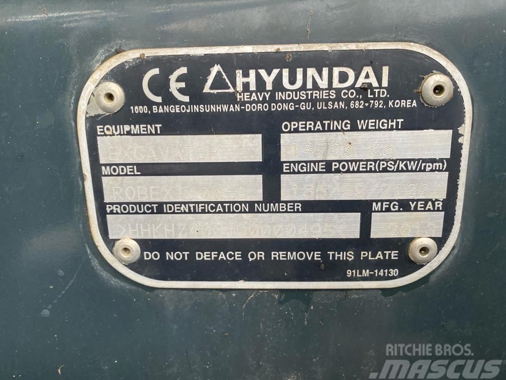 Hyundai 140w-9 Excavatoare cu roti
