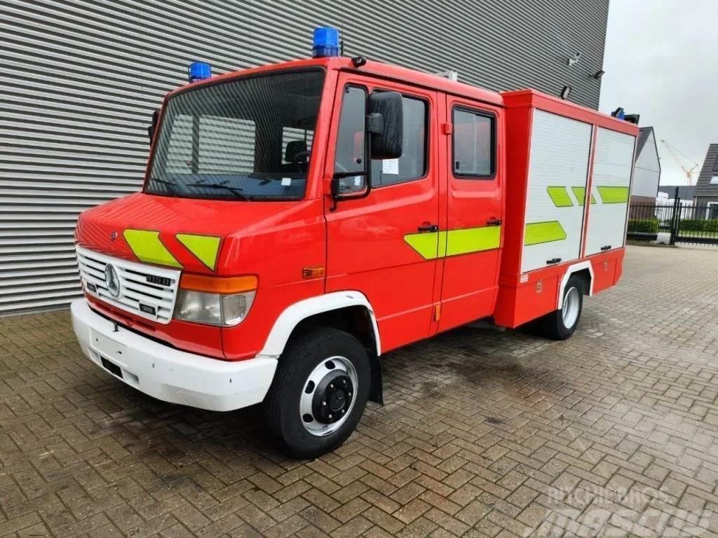 Mercedes-Benz Vario 815D Doka Feuerwehr 13.000 KM! Camion de pompier