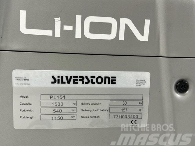 Silverstone PL154 Transpaleta electica cu furca