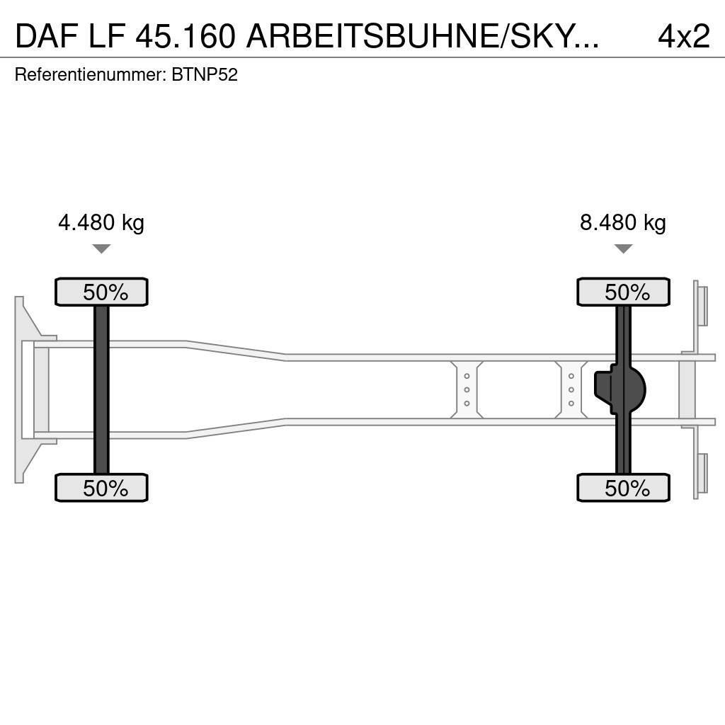 DAF LF 45.160 ARBEITSBUHNE/SKYWORKER/HOOGWERKER!!EURO4 Platforme aeriene montate pe camion