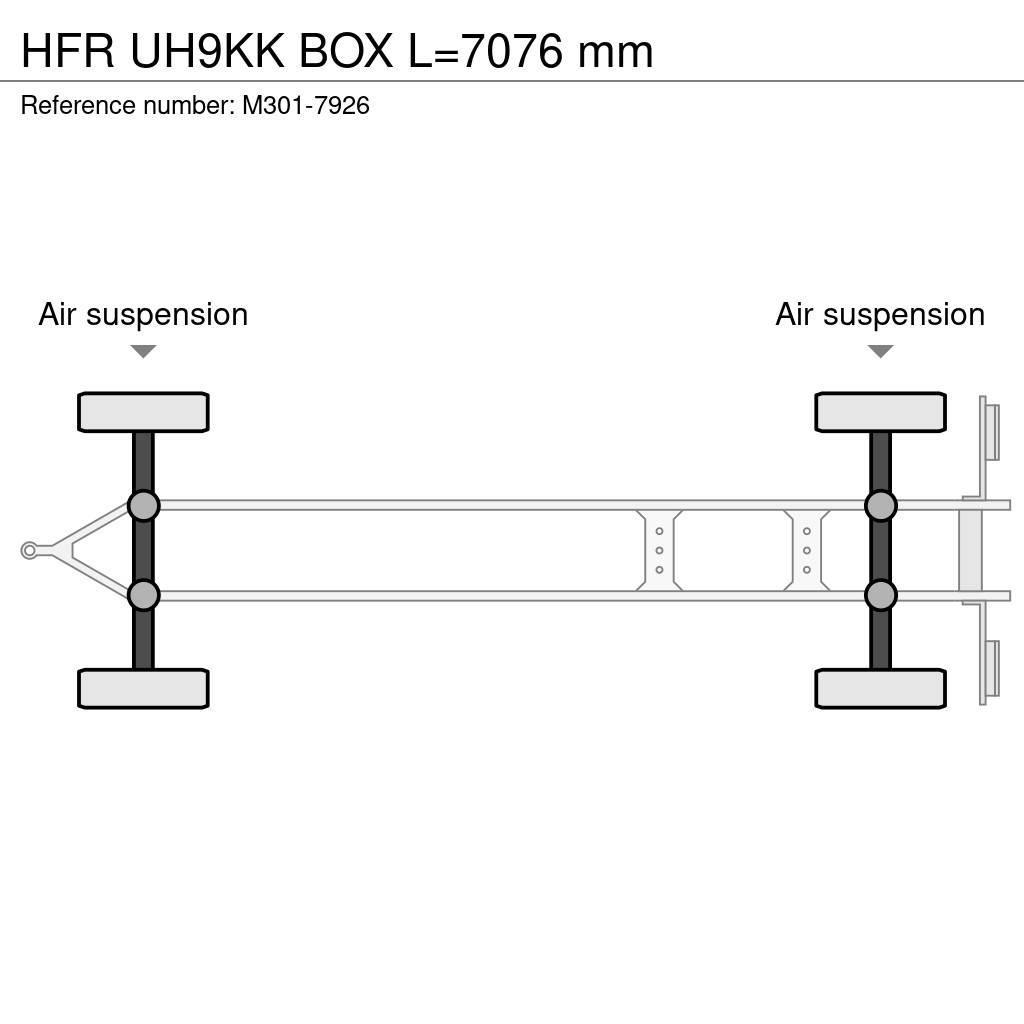 HFR UH9KK BOX L=7076 mm Remorci utilitare