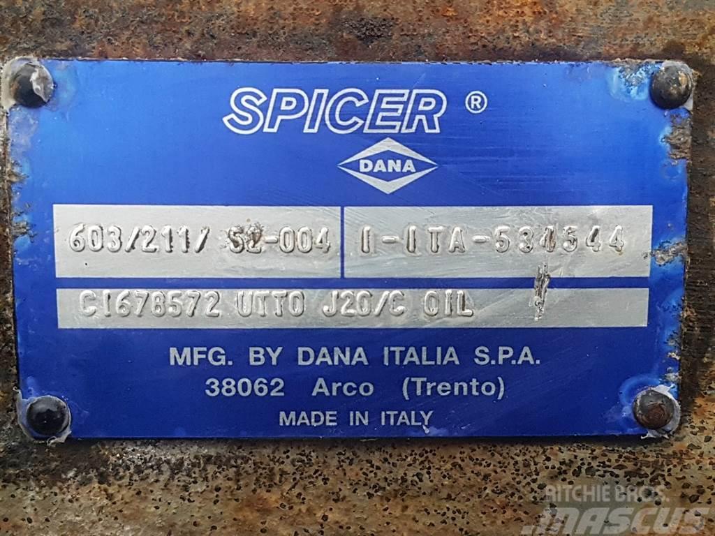 Manitou 180ATJ-Spicer Dana 603/211/52-004-Axle/Achse/As Axe