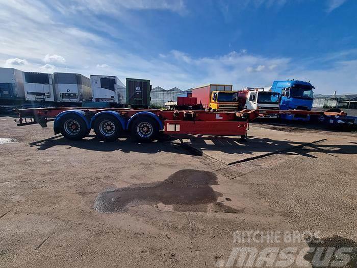  Dennisson 3 AXLE CONTAINER CHASSIS 40 FT 2X20 FT 3 Camion cu semi-remorca cu incarcator