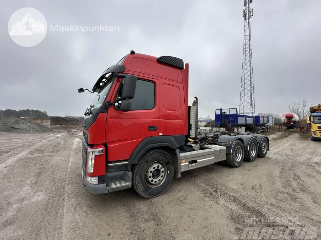 Volvo FM 420 LAXO + Lastväxlare + Betongroterare Camion cadru container