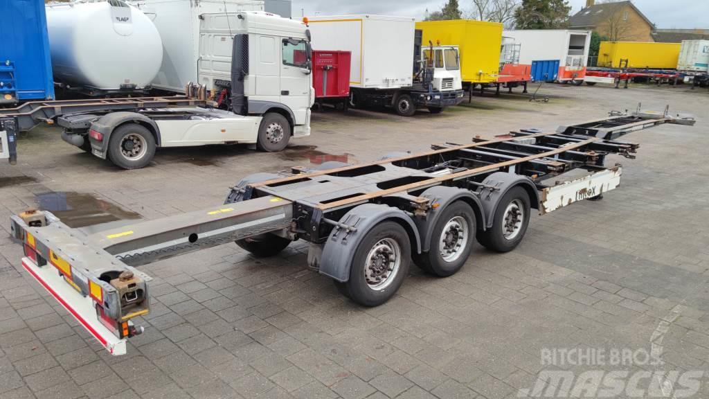 Schmitz Cargobull SCF 24 3-Assen Schmitz - Lift-as - Kop/Kont Schuiv Camion cu semi-remorca cu incarcator