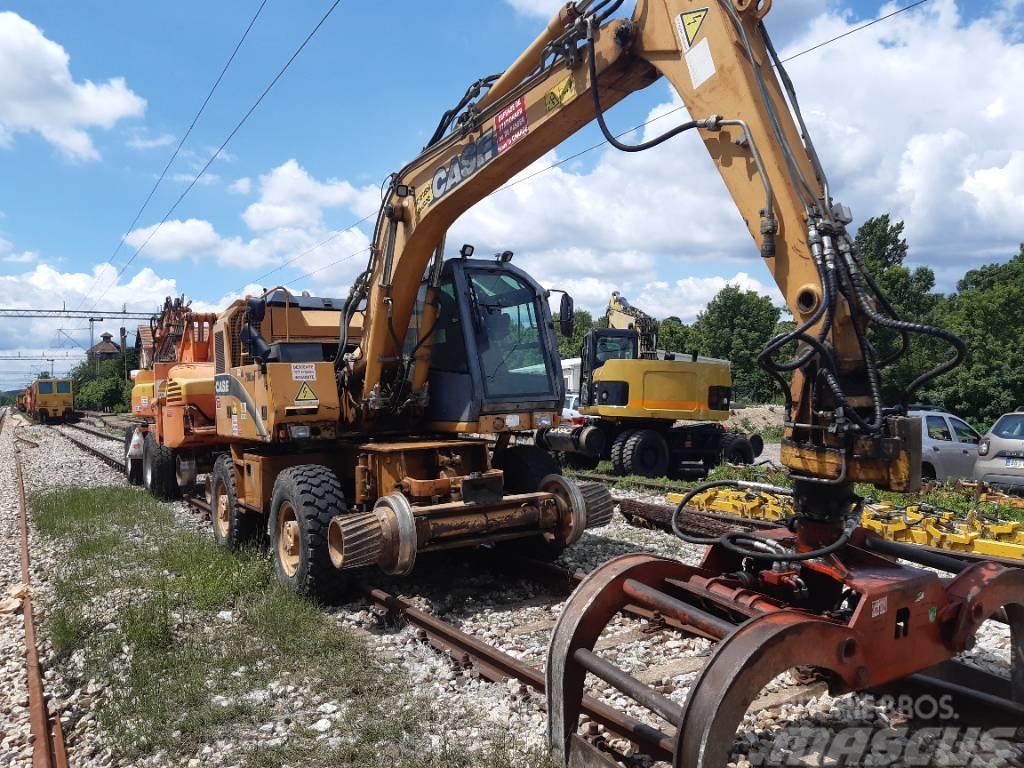 CASE 788 SR Rail Road Excavator Intretinere cale ferata