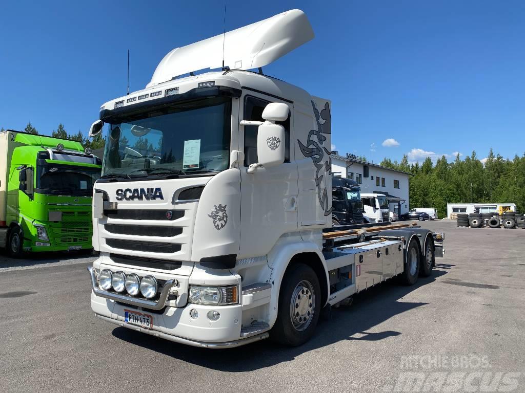 Scania R490 6x2*4 Camion cadru container