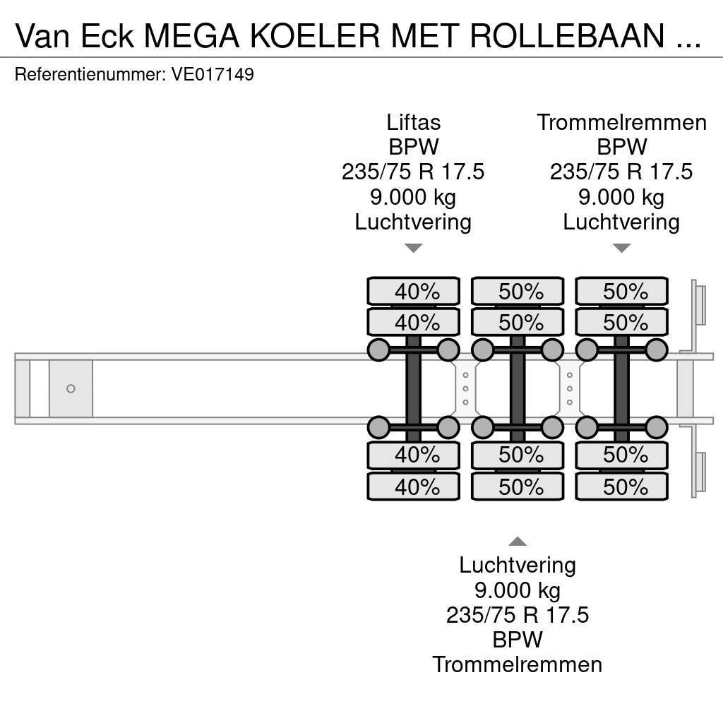 Van Eck MEGA KOELER MET ROLLEBAAN + CARRIER VECTOR 1800 Semi-remorci cu temperatura controlata