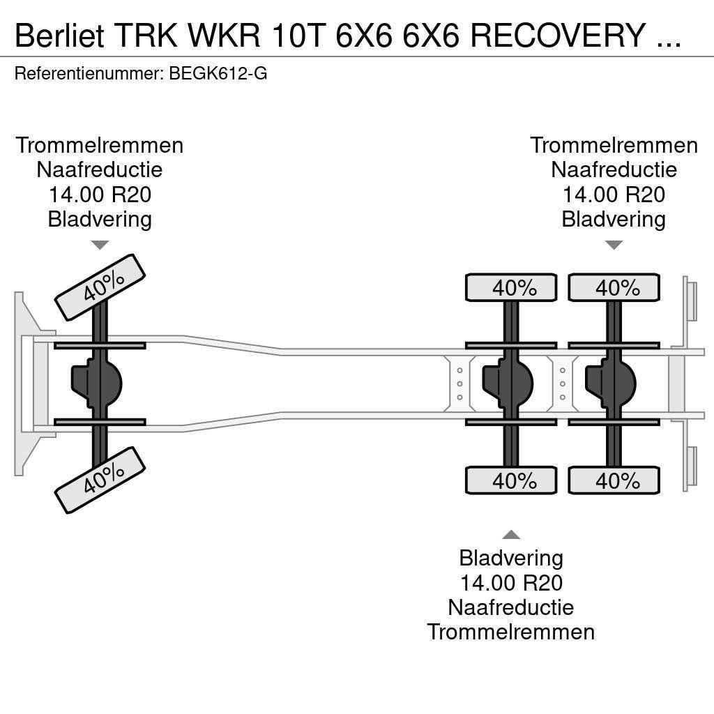 Berliet TRK WKR 10T 6X6 6X6 RECOVERY TRUCK 8589 KM Vehicule de recuperare