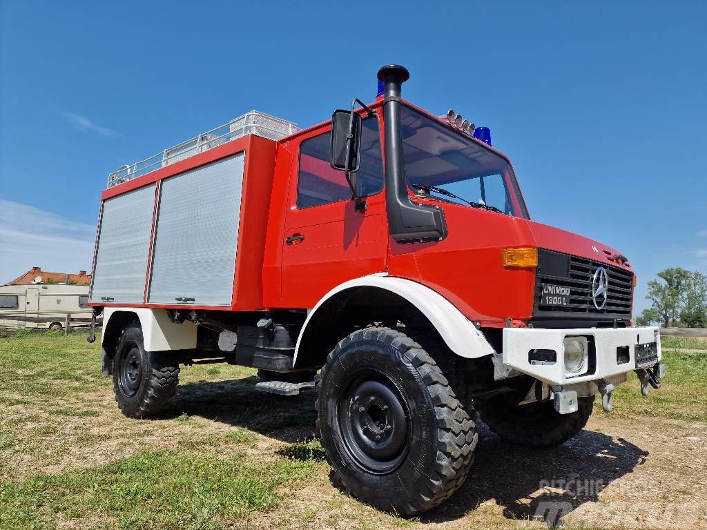 Mercedes-Benz Unimog U1300L Turbo Feuerwehr Vehicule de recuperare