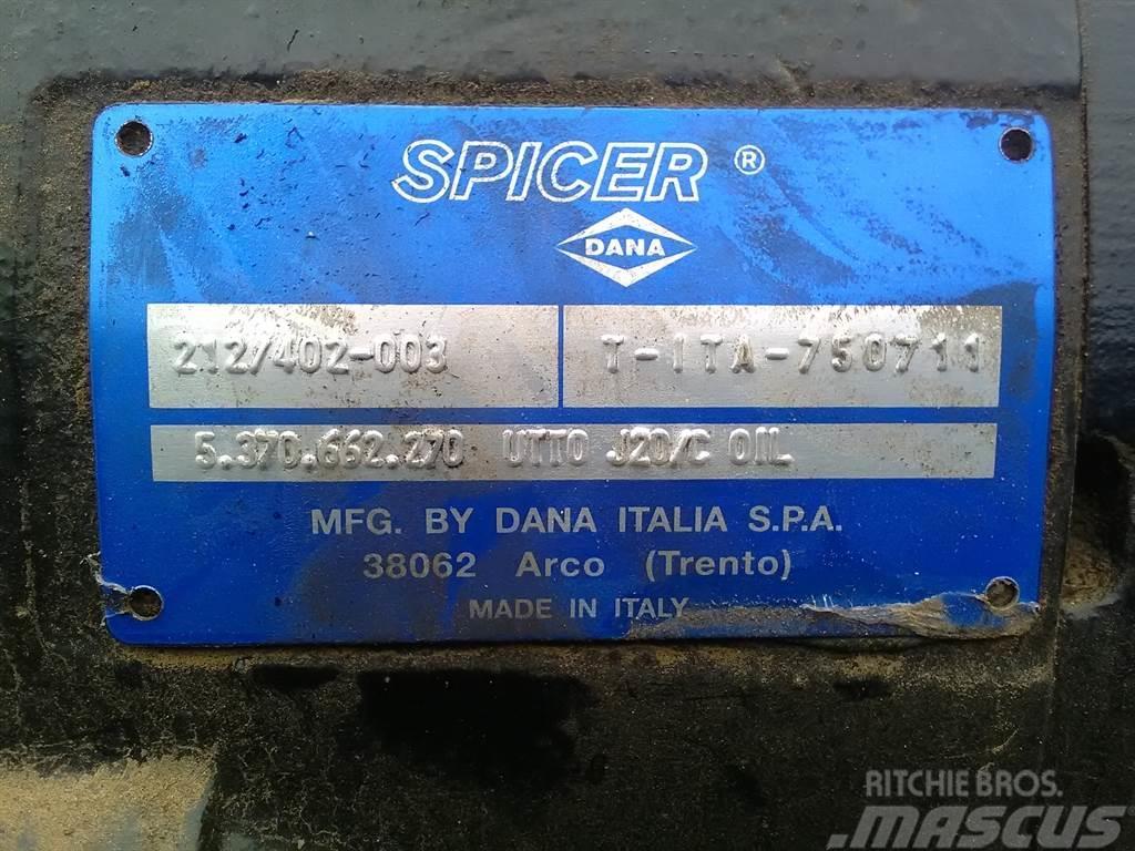 Spicer Dana 212/402-003 - Axle/Achse/As Axe