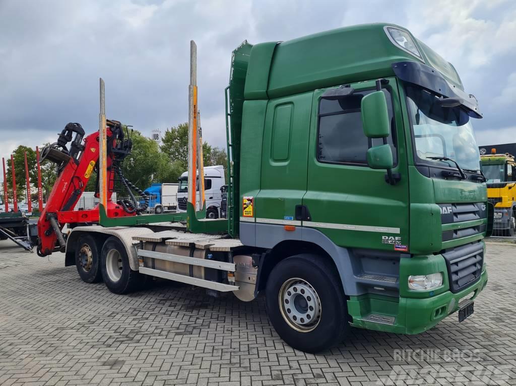 DAF CF 460 6x2 / EU brief Camion pentru lemne
