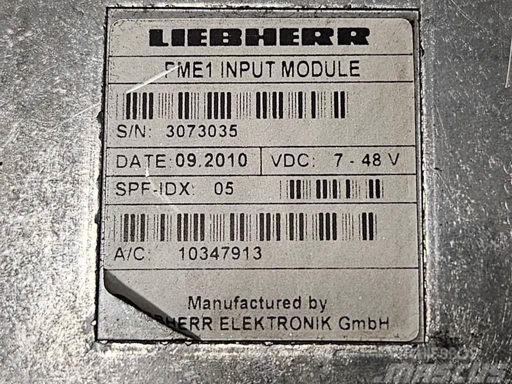 Liebherr LH80-10347913-PME1 INPUT-Control box/Steuermodul Electronice