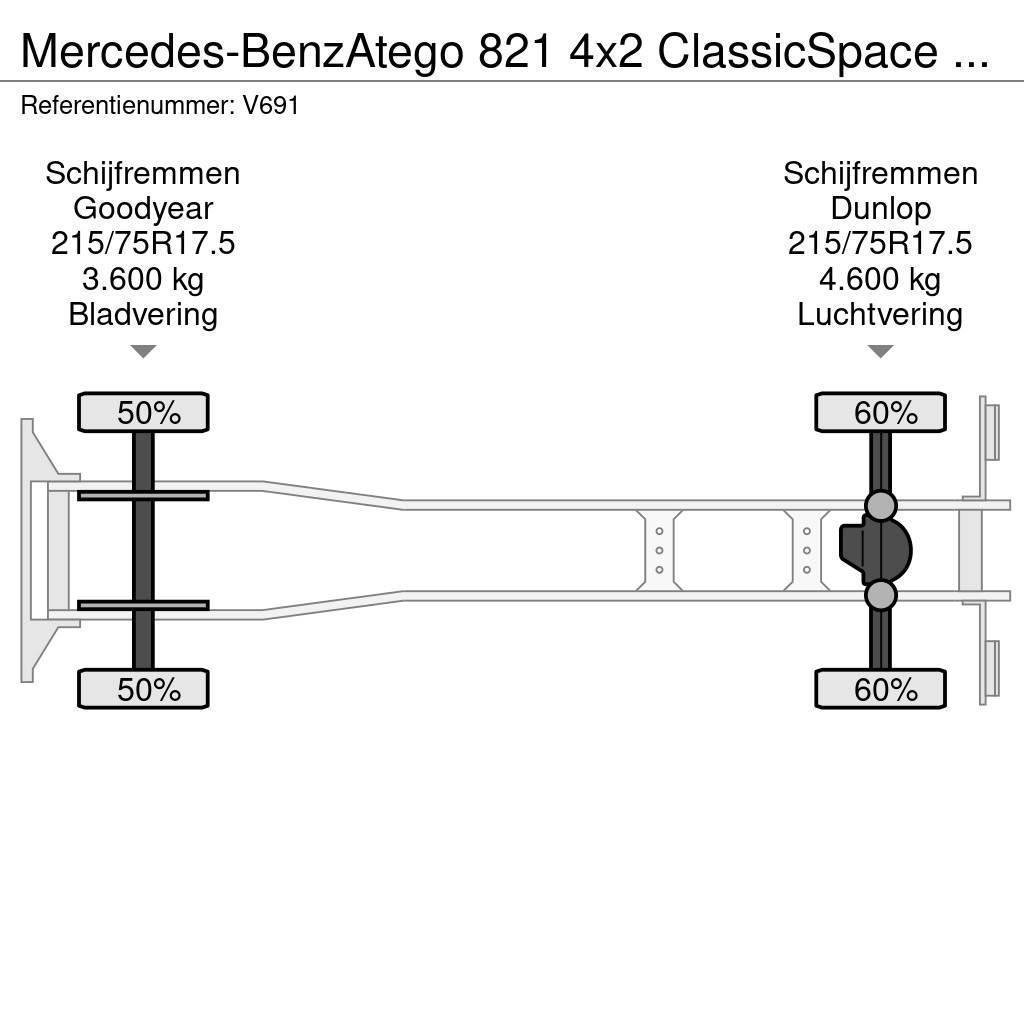 Mercedes-Benz Atego 821 4x2 ClassicSpace Euro6 - GeslotenBak 6.0 Autocamioane