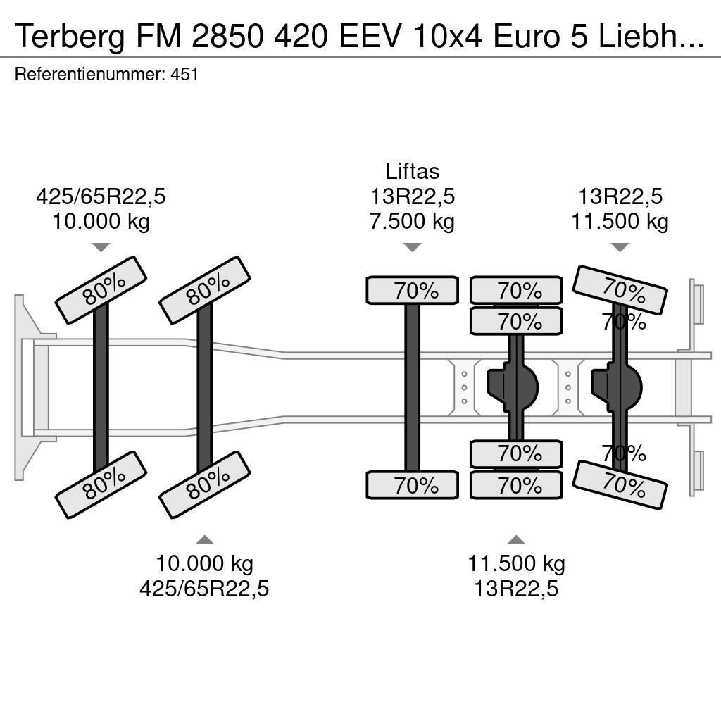 Terberg FM 2850 420 EEV 10x4 Euro 5 Liebherr 15 Kub Mixer Betoniera