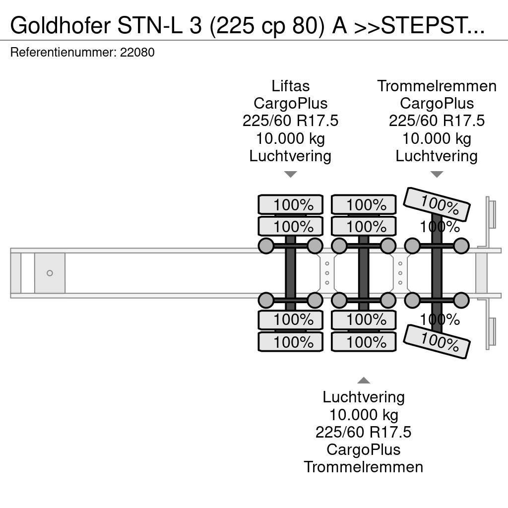 Goldhofer STN-L 3 (225 cp 80) A >>STEPSTAR<< (CARGOPLUS® tyr Semi-remorca agabaritica