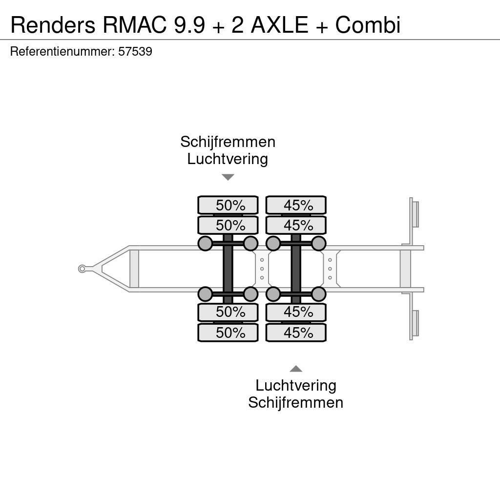 Renders RMAC 9.9 + 2 AXLE + Combi Remorci utilitare