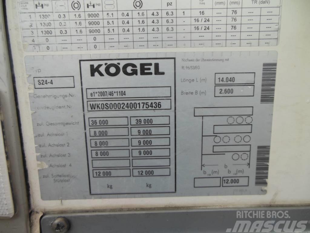 Kögel SVT 24, Dvoupatro, Carrier Vector 1550 Semi-remorci cu temperatura controlata