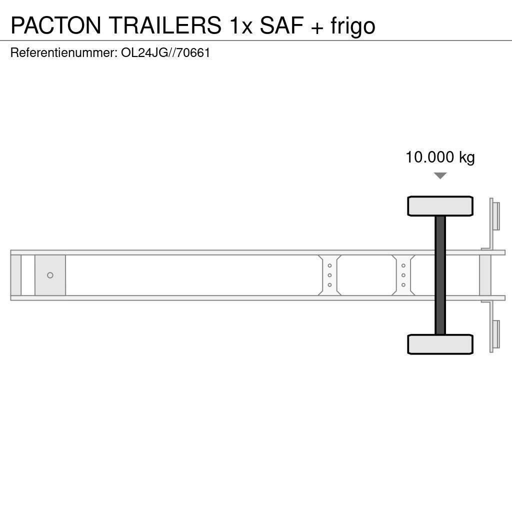Pacton TRAILERS 1x SAF + frigo Semi-remorci cu temperatura controlata