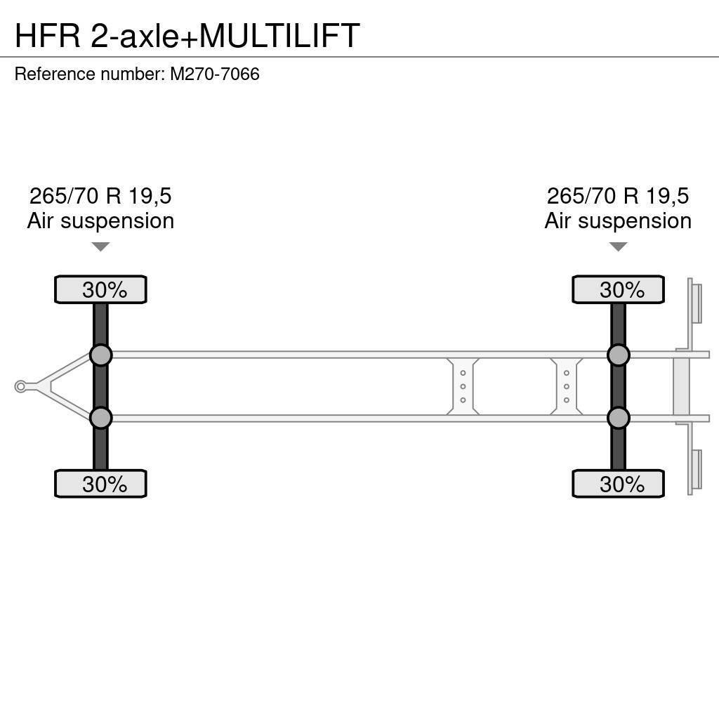 HFR 2-axle+MULTILIFT Alte remorci