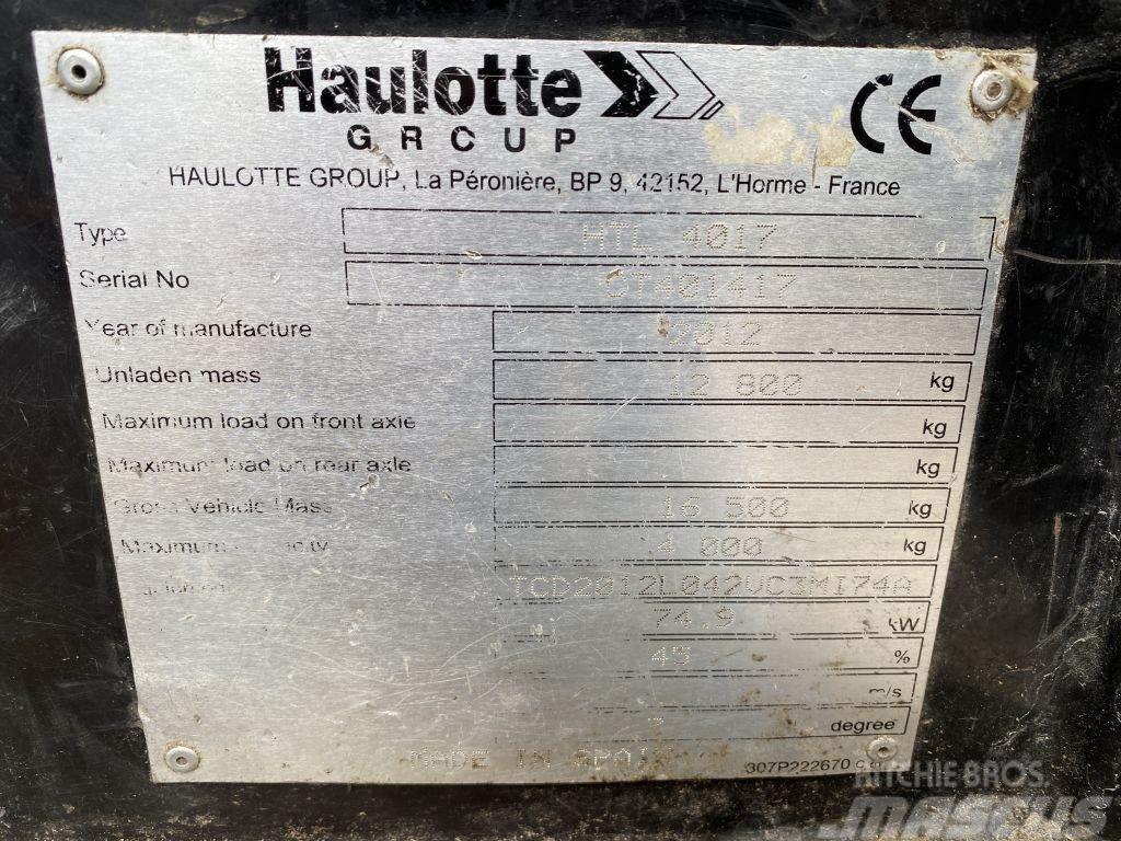 Haulotte HTL 4017 - 4X4X4 - 5.617 HOURS - 17 METER - 4.000 Stivuitoare telescopice
