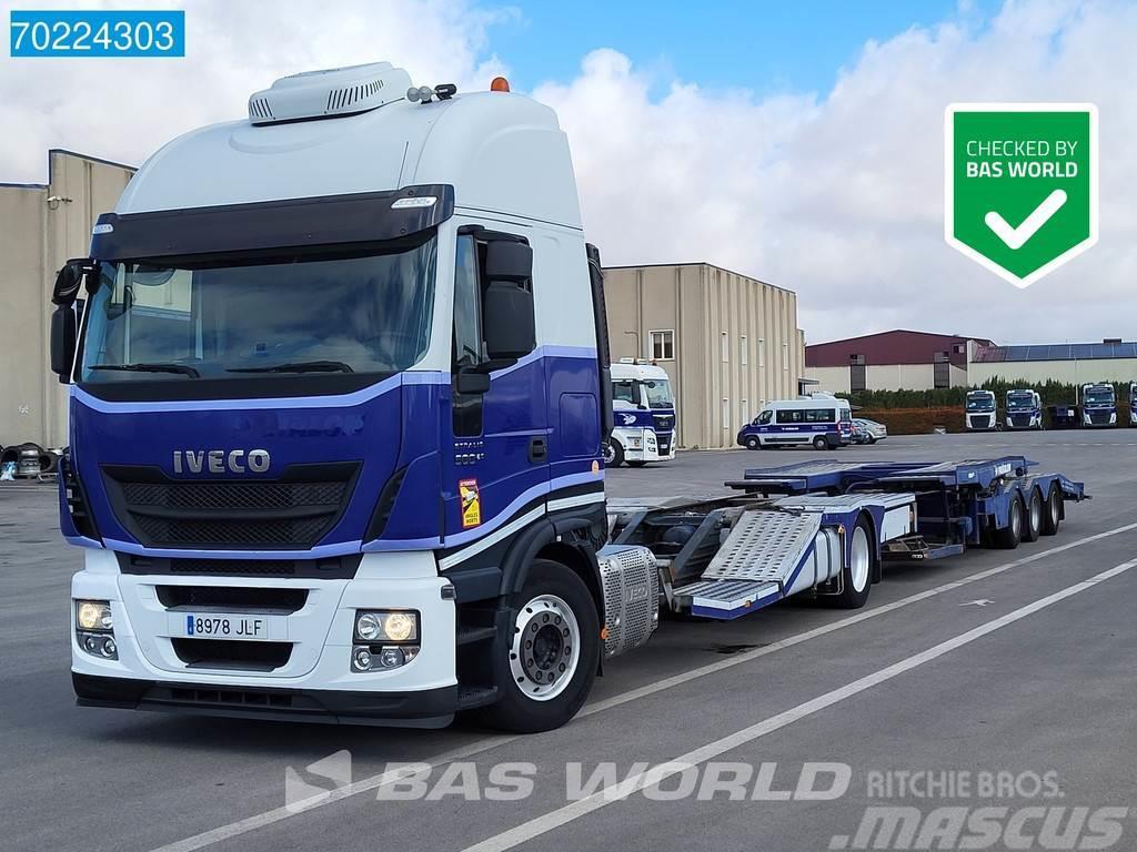 Iveco Stralis 500 4X2 ROLFO Truck transporter Standklima Transportatoare vehicule