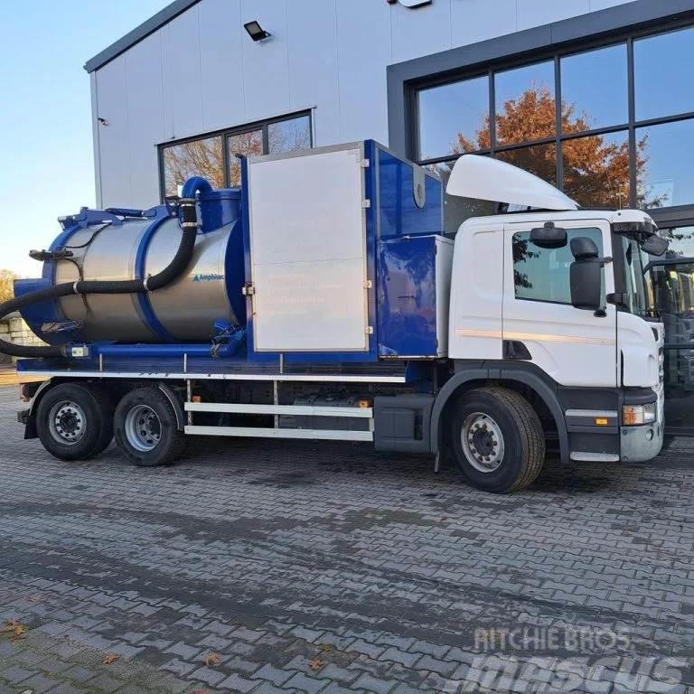 Scania P360 Amphitec flex-loader Camion vidanje