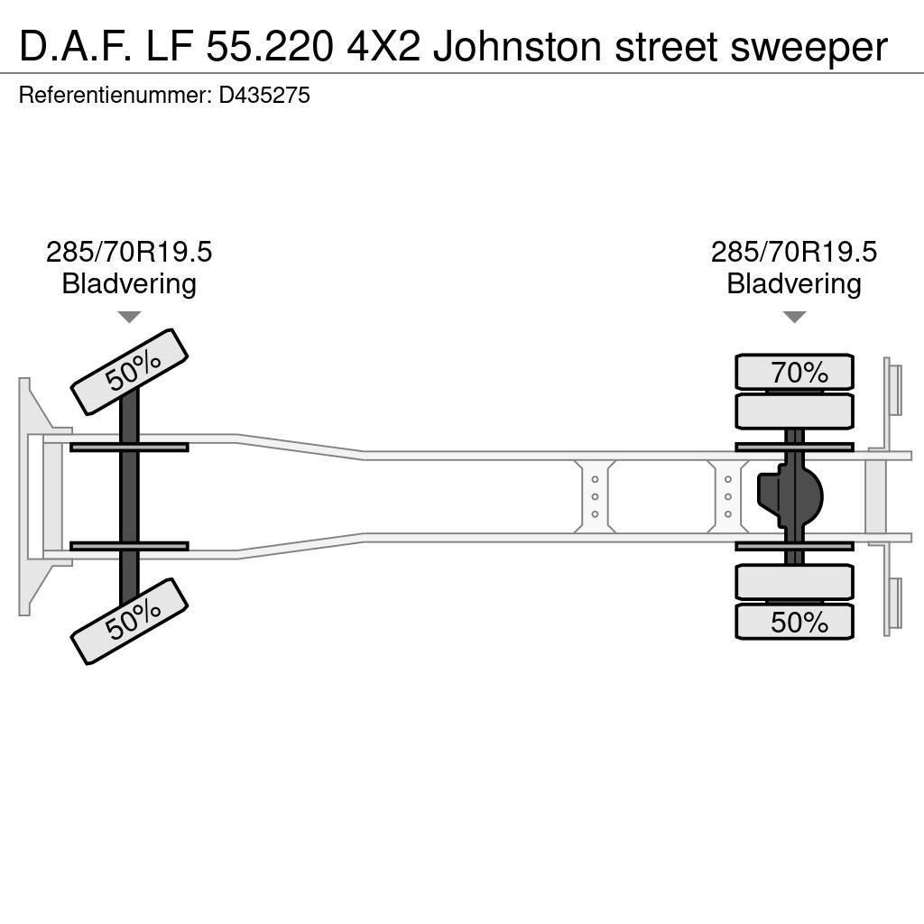 DAF LF 55.220 4X2 Johnston street sweeper Autobasculanta