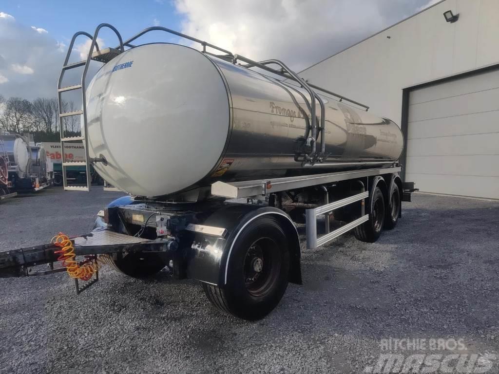 ETA 3 AXLES INSULATED STAINLESS STEEL TANK 16500 L - L Remorci Cisterne