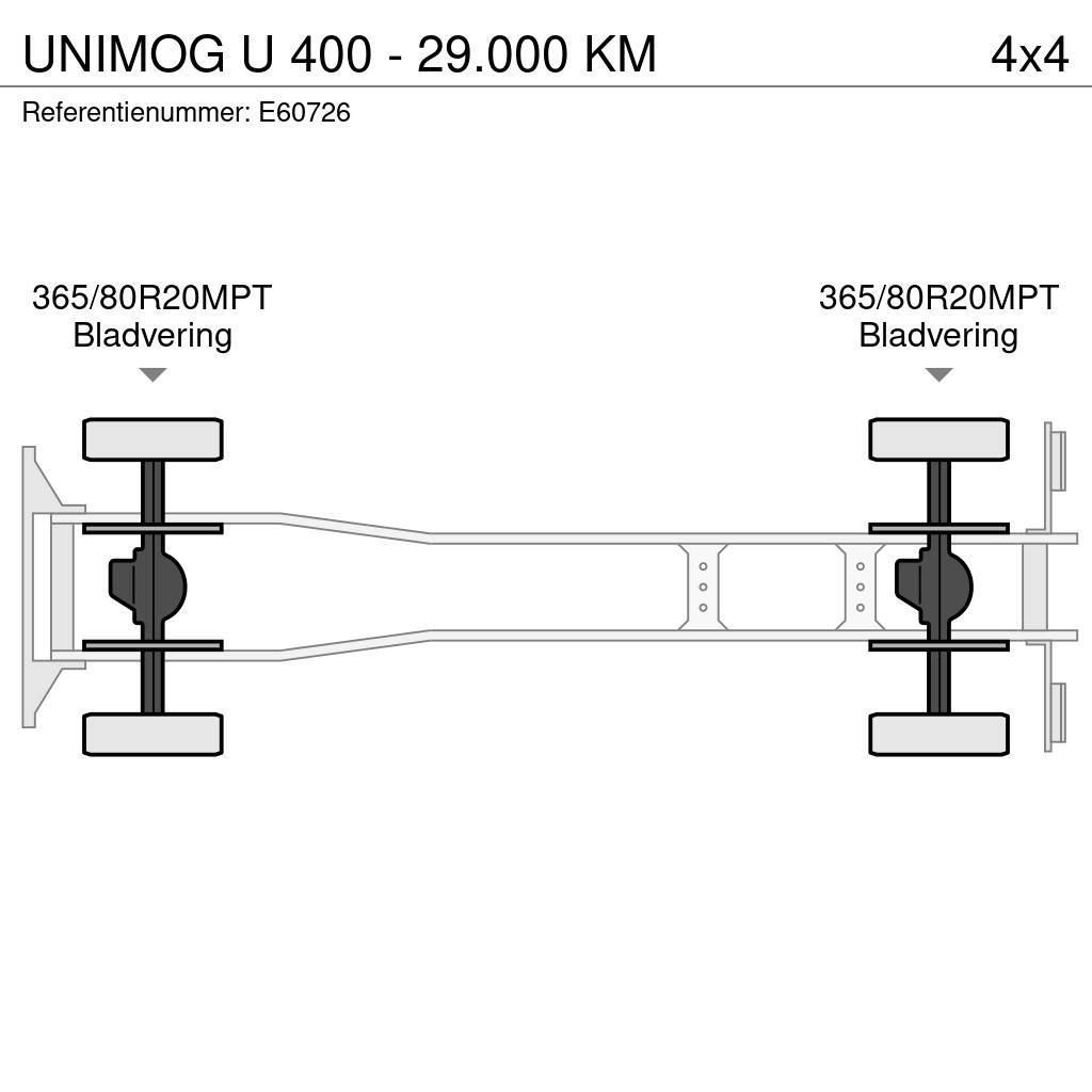 Unimog U 400 - 29.000 KM Autobasculanta