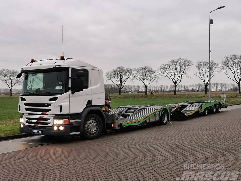 Scania P410 truck transporter Transportatoare vehicule