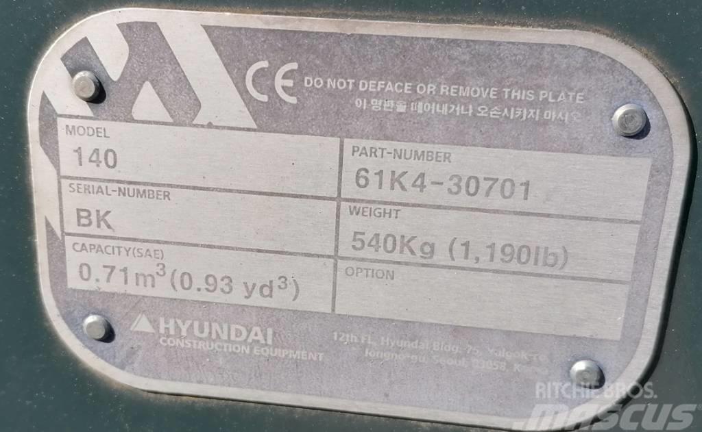 Hyundai 0.7m3_HX140 Pistoane