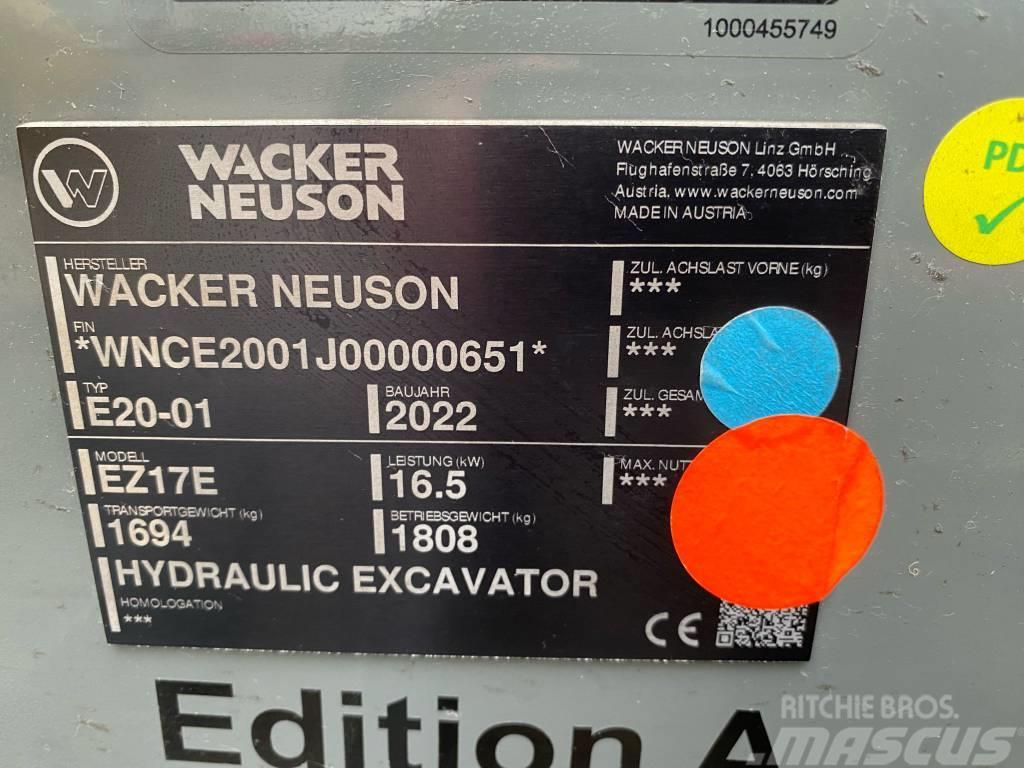 Wacker Neuson EZ17e Excavatoare pe senile