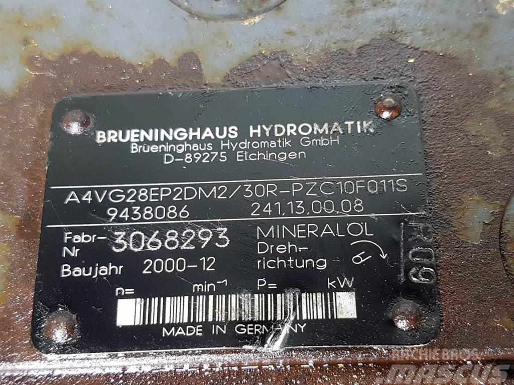 Brueninghaus Hydromatik A4VG28EP2DM2/30R-R909438086-Drive pump/Fahrpumpe Hidraulice