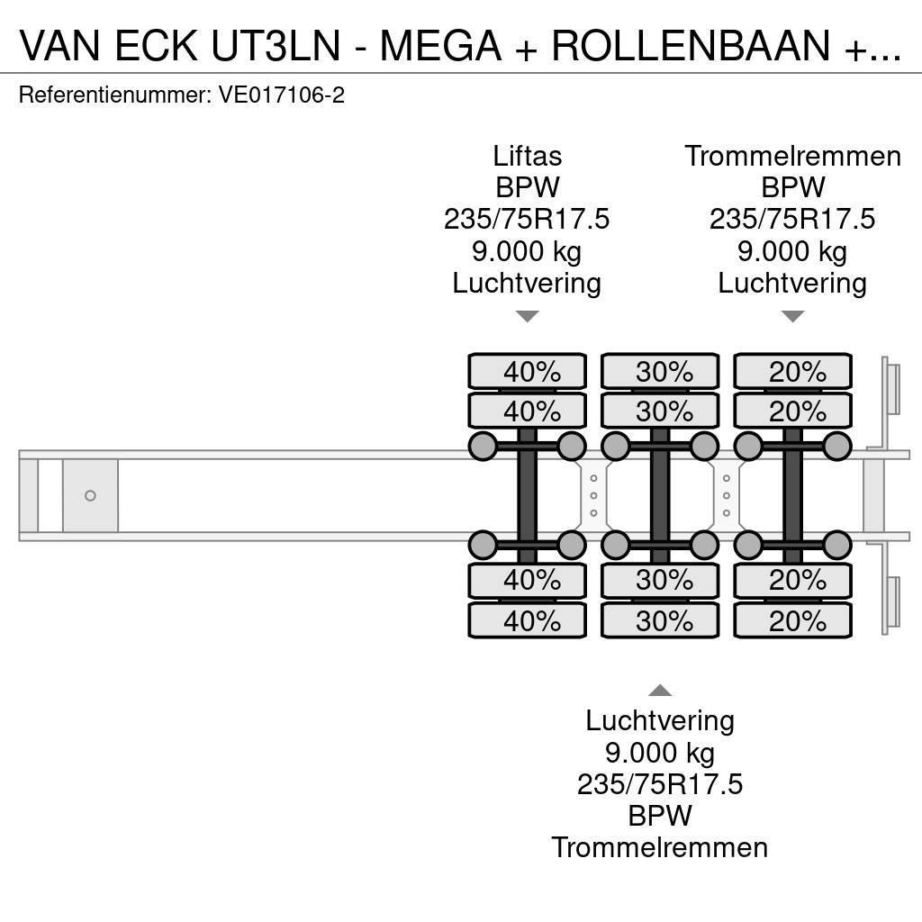 Van Eck UT3LN - MEGA + ROLLENBAAN + THERMOKING SL-200E Semi-remorci cu temperatura controlata