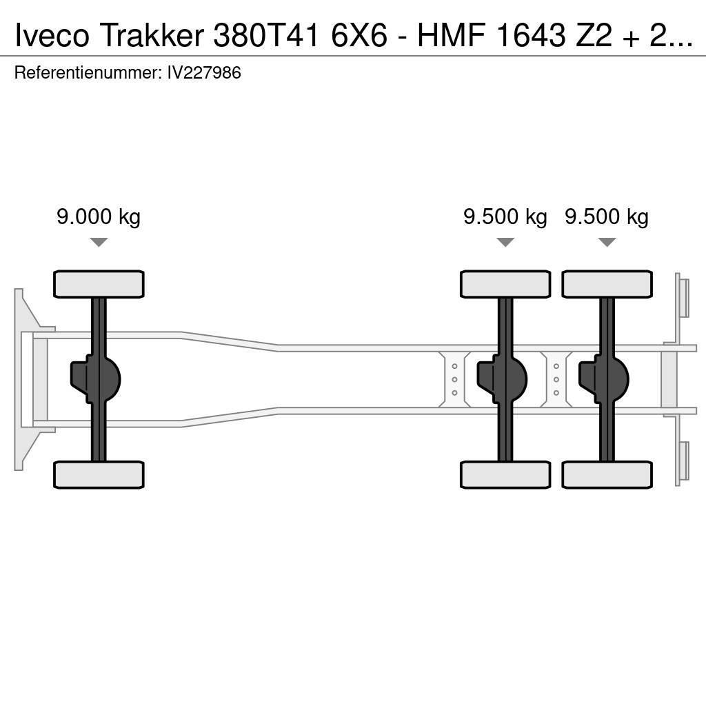 Iveco Trakker 380T41 6X6 - HMF 1643 Z2 + 2-WAY TIPPER Autobasculanta