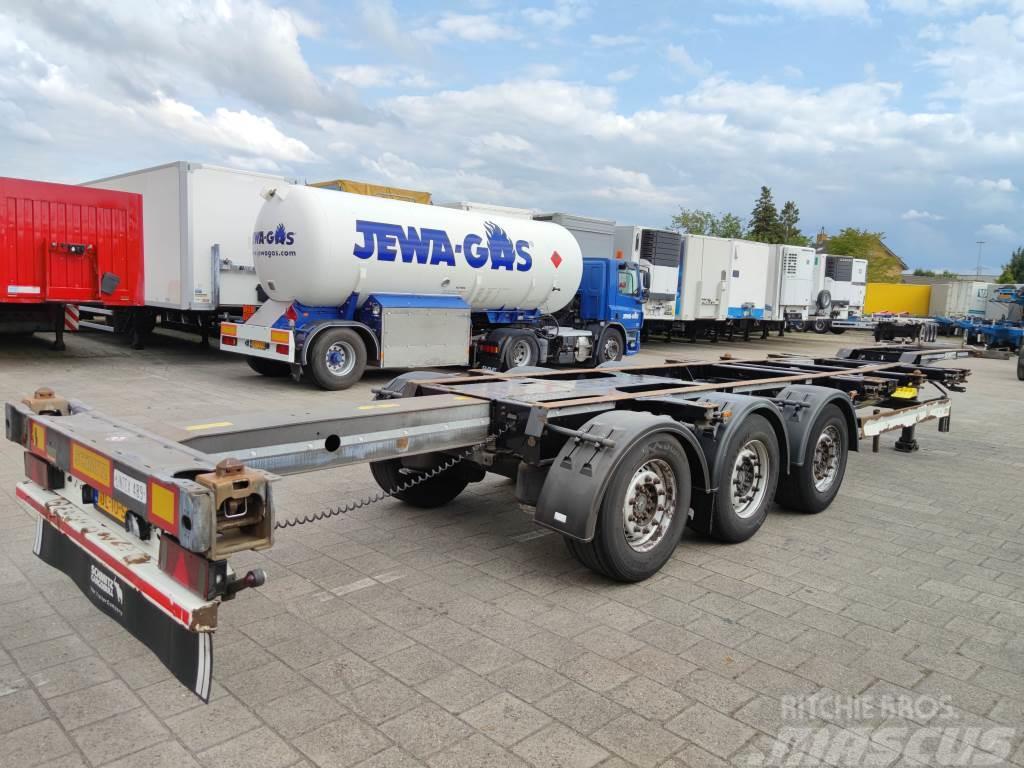 Schmitz Cargobull SCF 24 3-Assen SAF - LiftAs - Alle Containers - Sc Camion cu semi-remorca cu incarcator