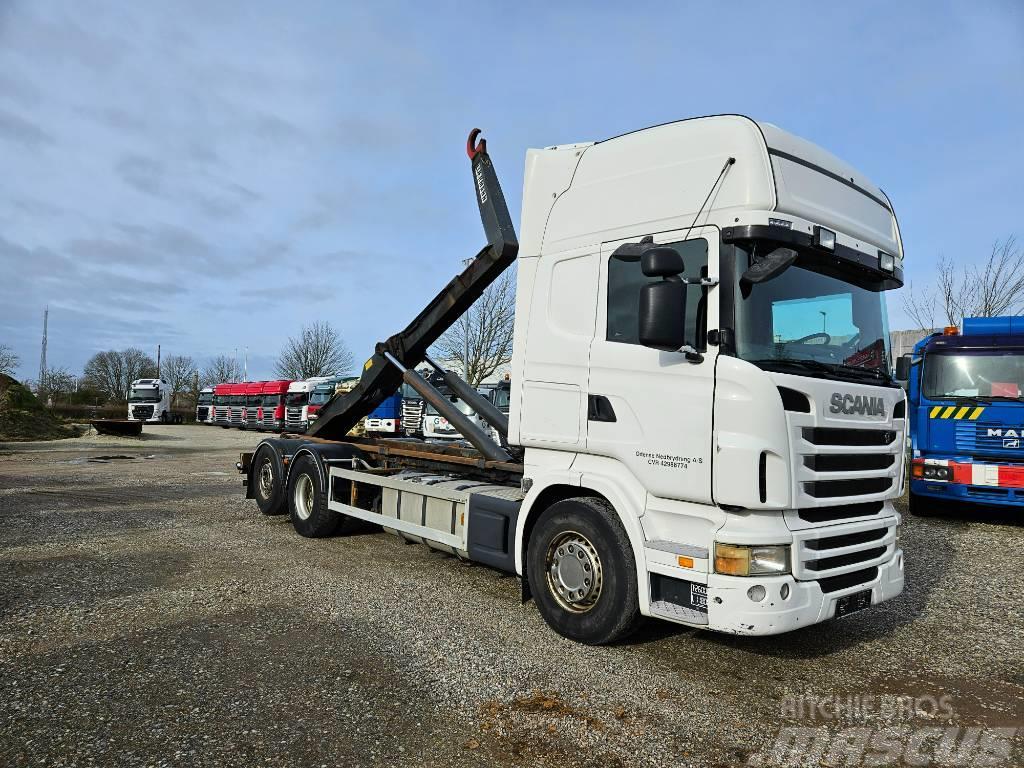 Scania R440 6x2/4 - Abrollkipper - with hook and retarder Camion cu carlig de ridicare