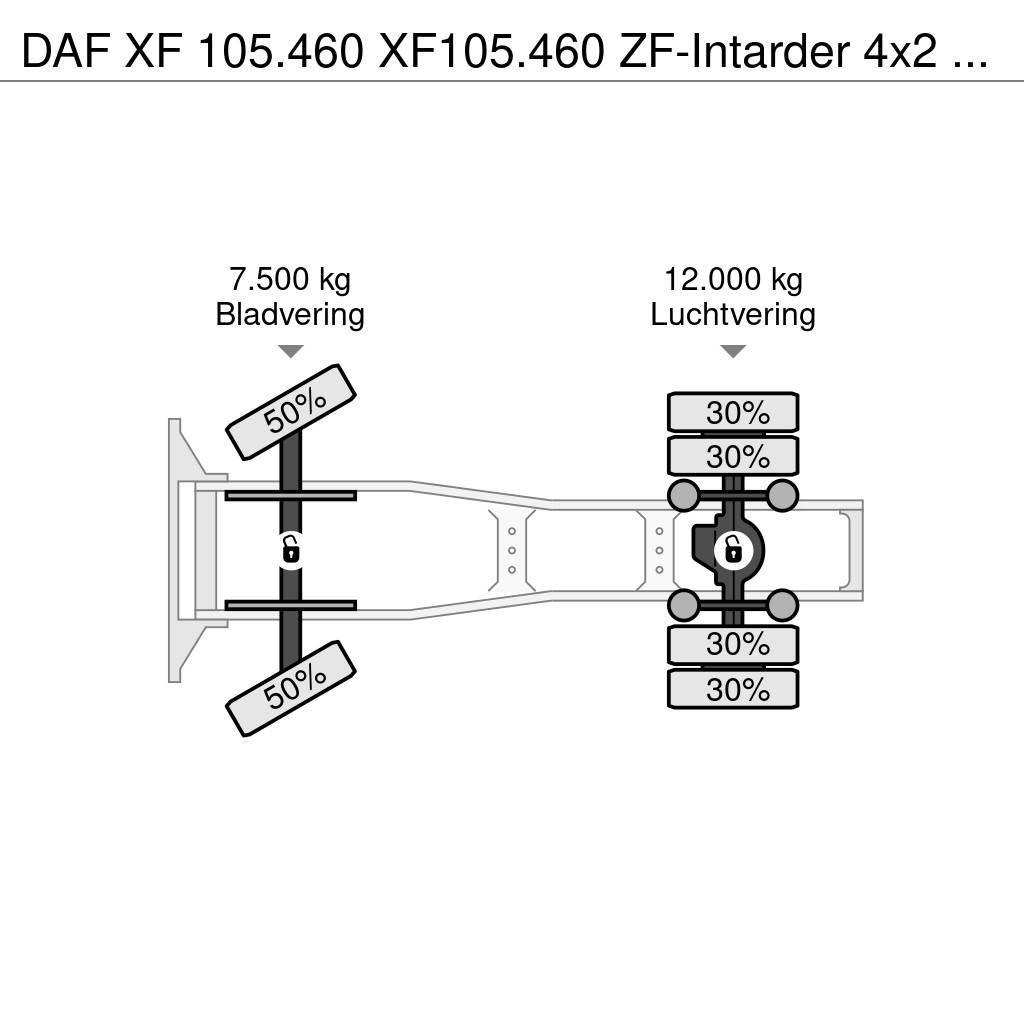 DAF XF 105.460 XF105.460 ZF-Intarder 4x2 Automatik Eur Autotractoare