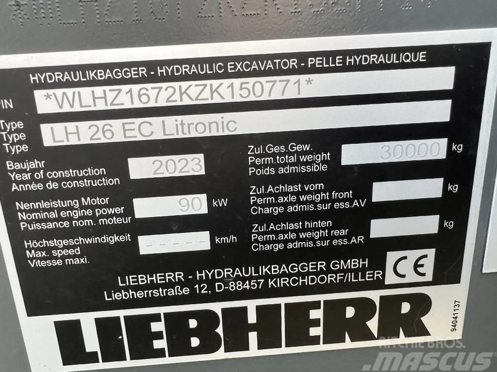 Liebherr LH26 EC Excavatoare pe senile