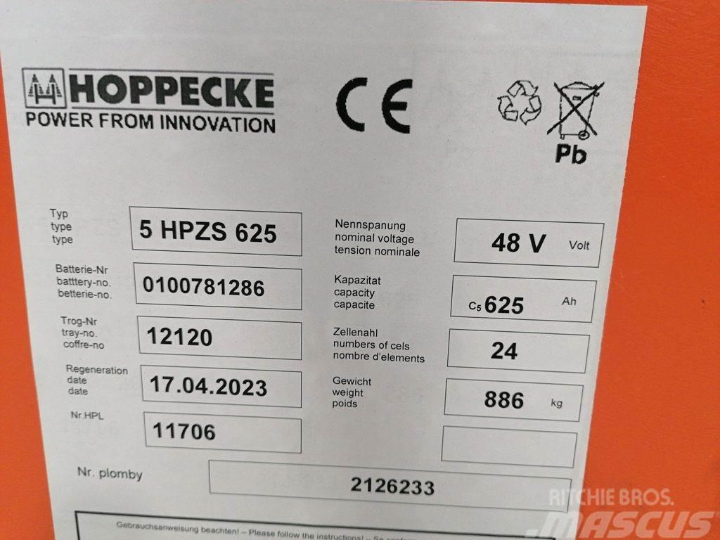 Hoppecke 5 HPZS 625 Baterii