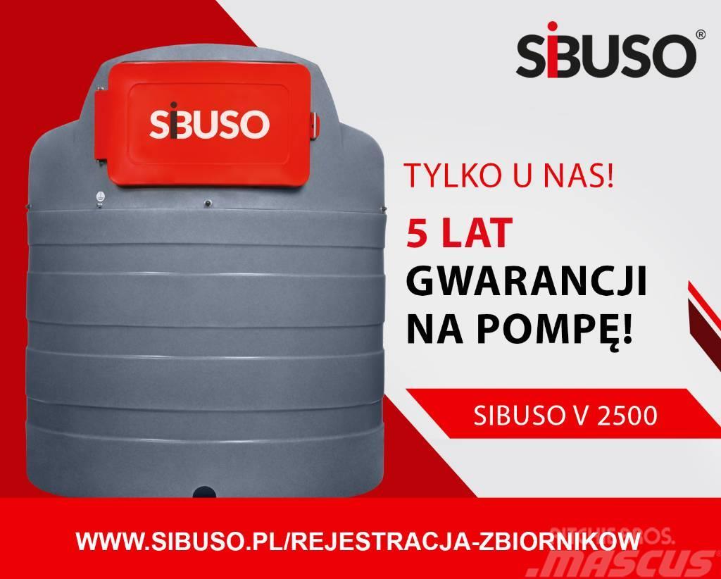 Sibuso 2500L zbiornik dwupłaszczowy Diesel Cisterne