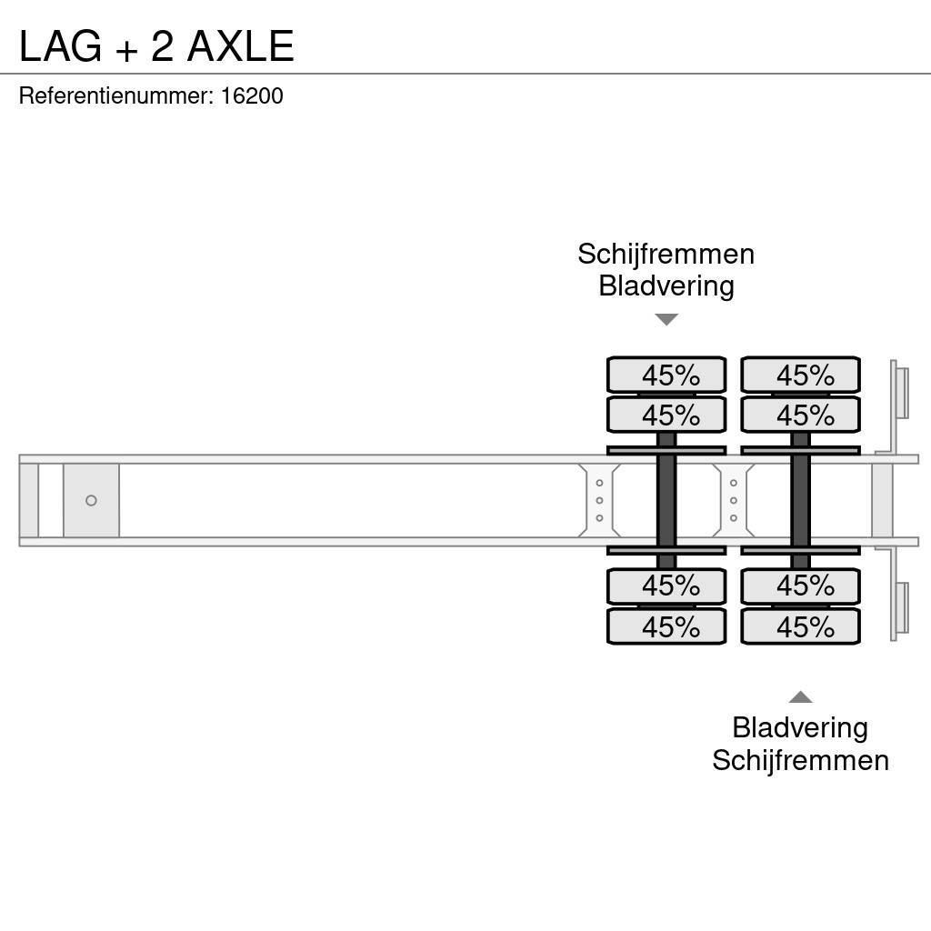 LAG + 2 AXLE Semi-remorca Basculanta