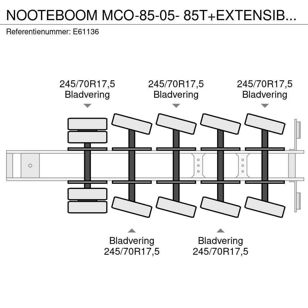 Nooteboom MCO-85-05- 85T+EXTENSIBLE 3M Semi-remorca agabaritica