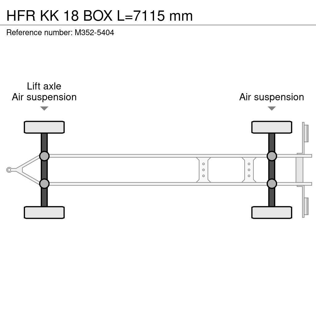 HFR KK 18 BOX L=7115 mm Remorci frigorifice
