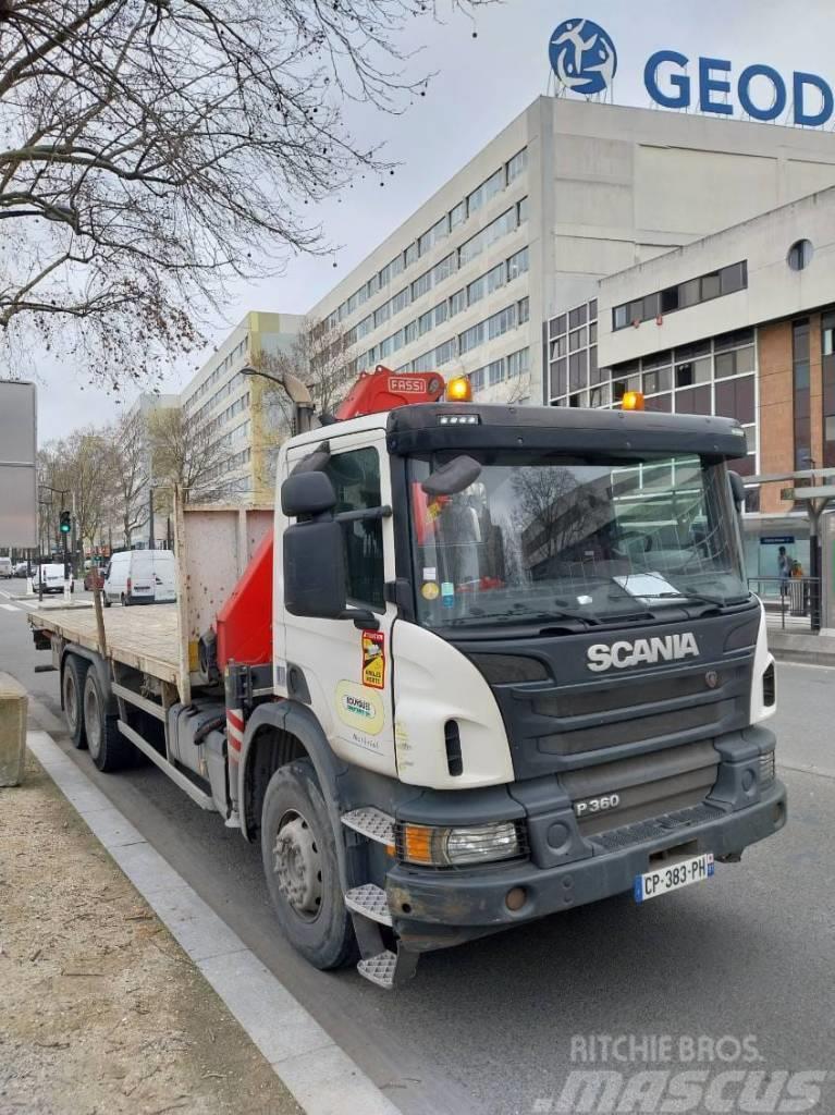 Camion porteur Scania P360 10TM Euro 5 Camioane cu macara