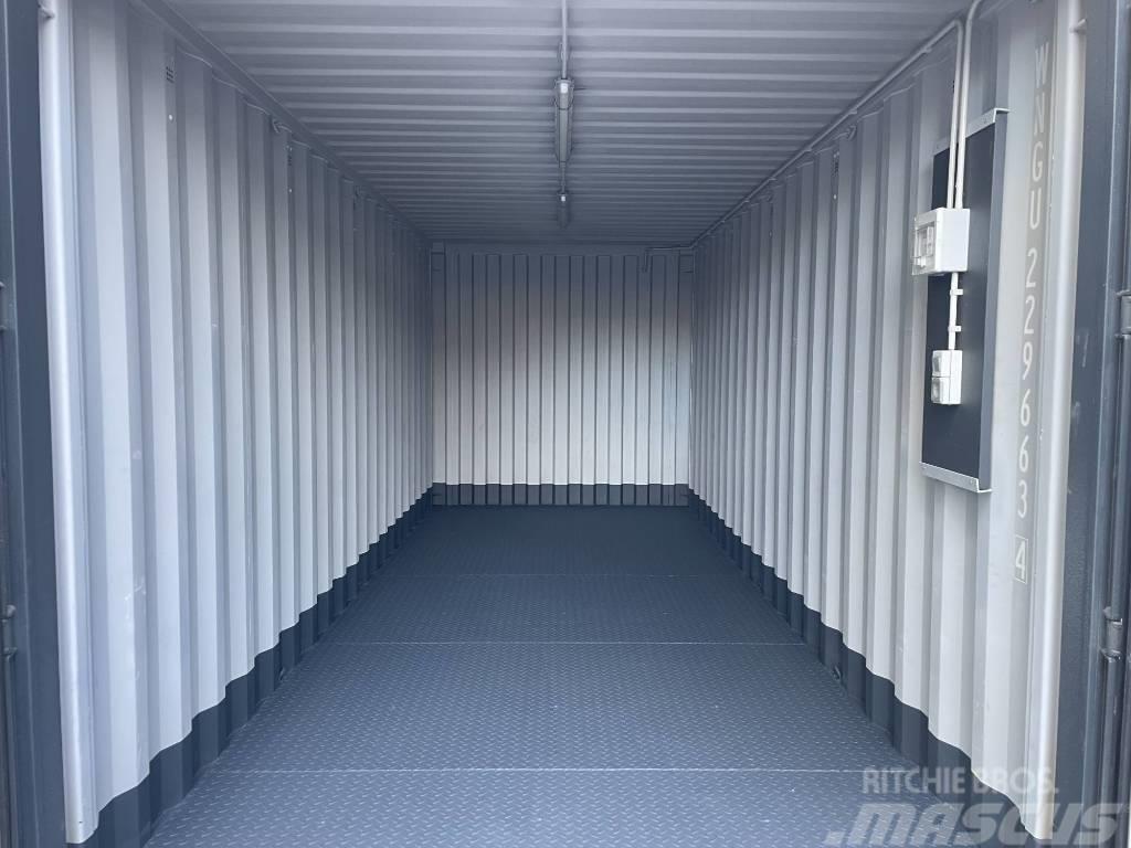  20 Fuß Seercontainer mit STAHLFUSSBODEN + LICHT! Containere pentru depozitare